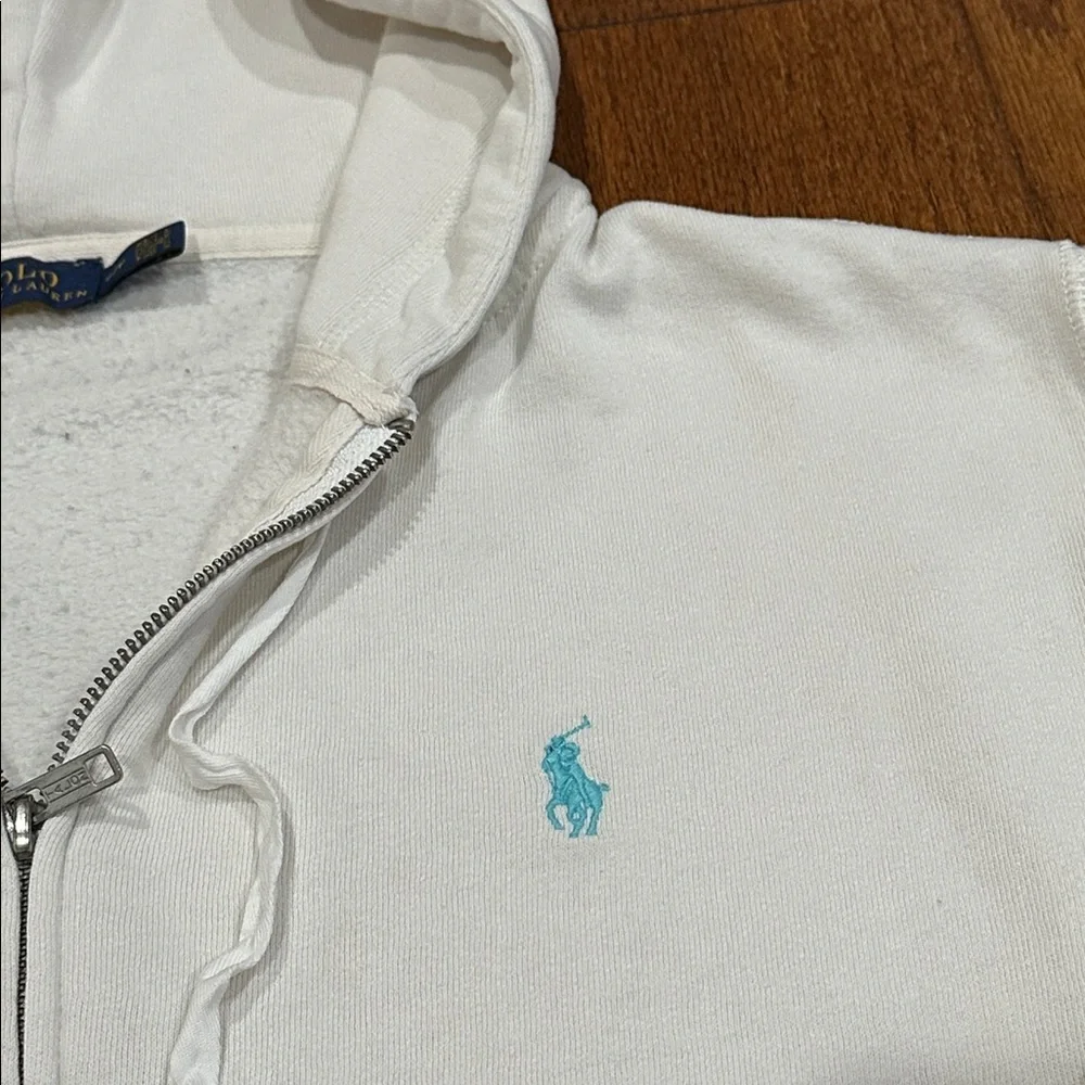 Ralph Lauren women’s white Polo Hoodie—please read! - Picture 3 of 10